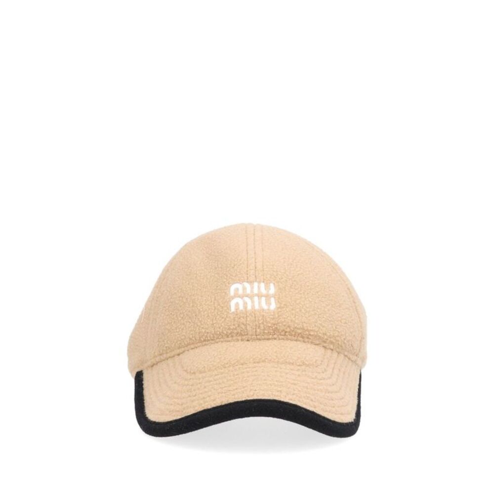 Miu Miu Women Fleece Baseball Cap